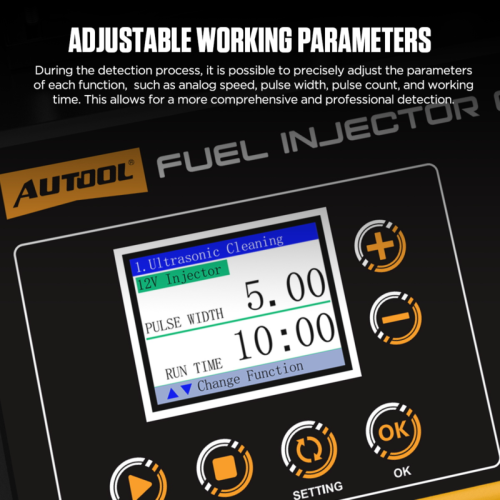 AUTOOL CT500 - Ipari GDI/EFI/FSI befecskendező alátét és teszter