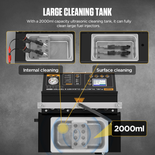 AUTOOL CT500 - Ipari GDI/EFI/FSI befecskendező alátét és teszter