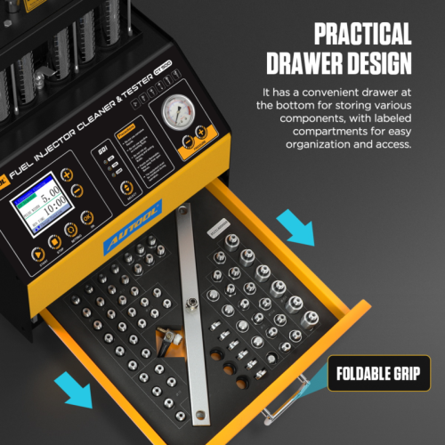 AUTOOL CT500 - Ipari GDI/EFI/FSI befecskendező alátét és teszter