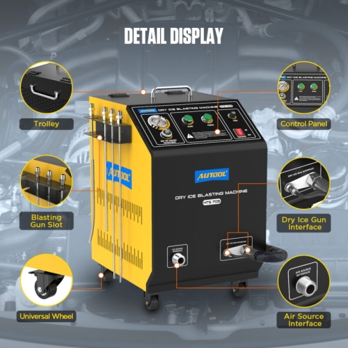 AUTOOL HTS705 szárazjégszóró gép
