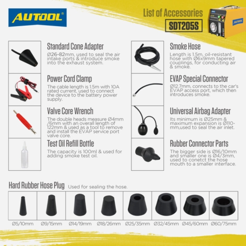 AUTOOL SDT205S füstérzékelő