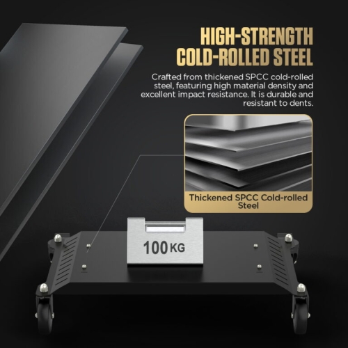 AUTOOL T23 Többszintes Szállítókocsi Kerekekkel és Fogantyúval