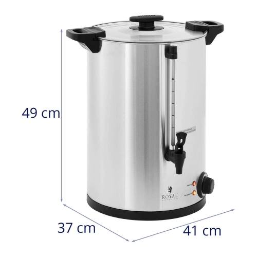 Vízforraló - 16,5L - 2500W - Rozsdamentes acél