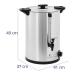 Vízforraló - 16,5L - 2500W - Rozsdamentes acél