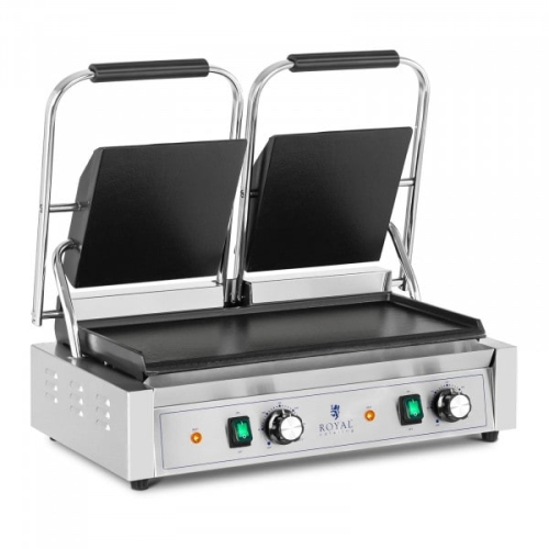 Kontakt grill - sima lapok - 3600 W