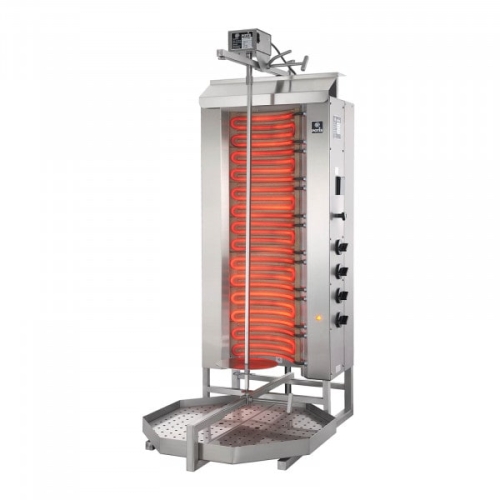 Kebabsütő - 10 500 W - 80 kg hús