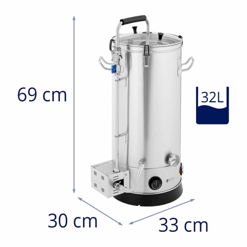 Sörfőző - sörfőzéshez - 32 l - 2000W