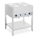 Bain marie ételmelegítő - 1265 W - 2 x GN1/1 - talppal