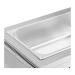 Bain Marie gázos- 3300 W - 1 GN - 0,02 bar - G20