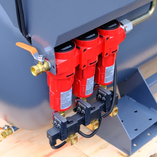 3 az 1-ben csavarkompresszor 11 kW | 1500 l/perc | 500 l-es tartály és páramentesítő