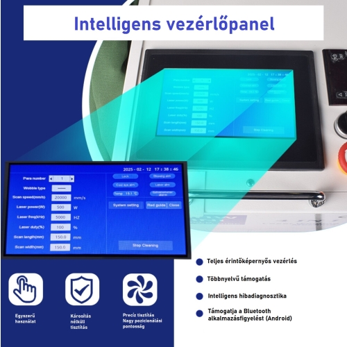 SZÁLLÉZER TISZTÍTÓ 1500W M2 + TARTOZÉKOK