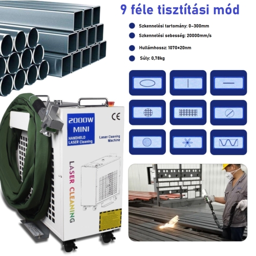 SZÁLLÉZER TISZTÍTÓ 1500W M2 + TARTOZÉKOK