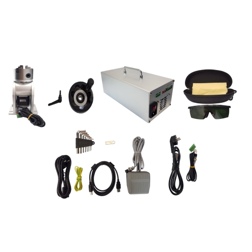FIBER LASER 30W Lézeres gravírozó + Tengely + EZCAD