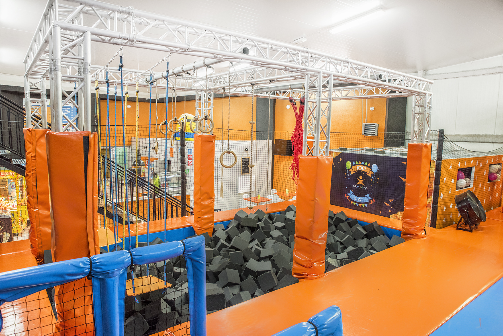 Ninja akadálypálya és Air Track